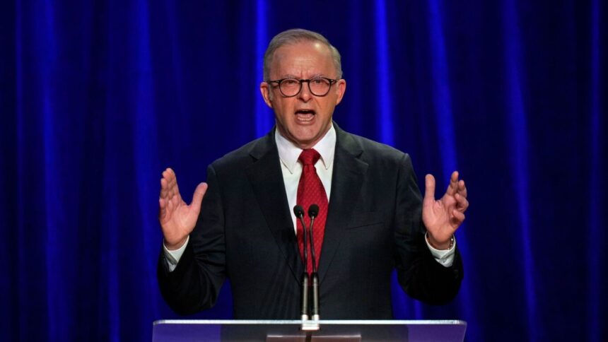 australian prime minister anthony albanese