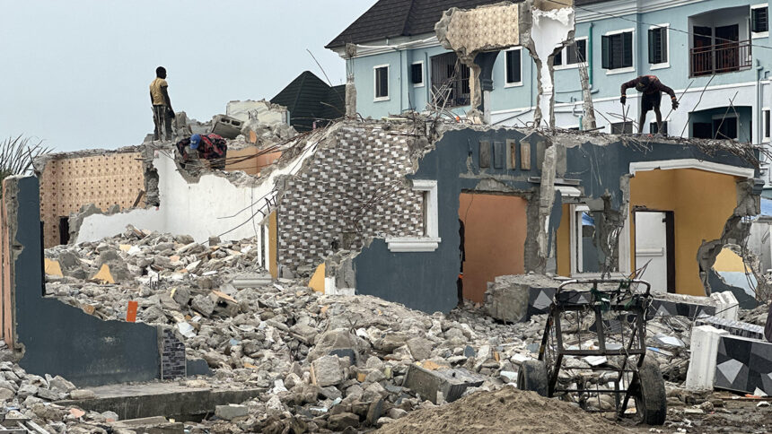 Building Linked to Adelabu Family Abduction Demolished