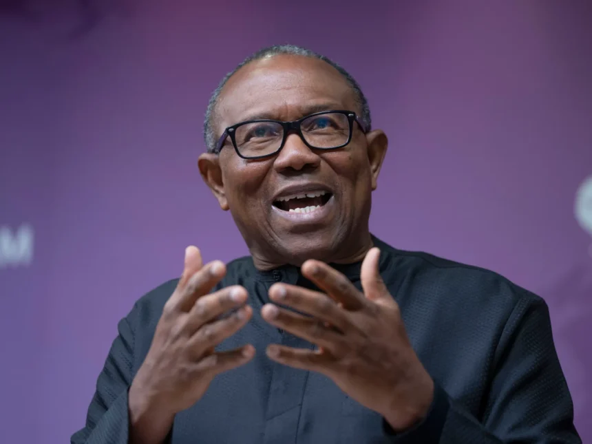 Peter Obi speaking about Tinubu’s security efforts and Adeboye’s comments