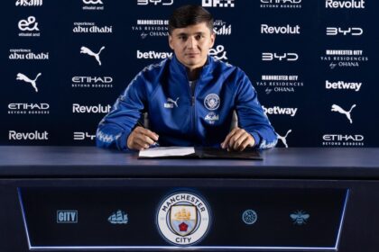 Khusanov Signs New Five-Year Manchester City Contract