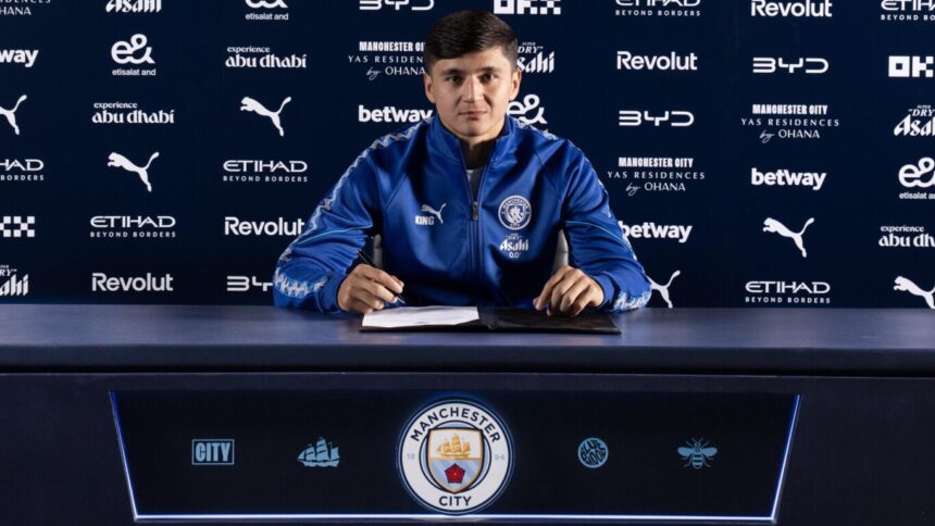 Khusanov Signs New Five-Year Manchester City Contract